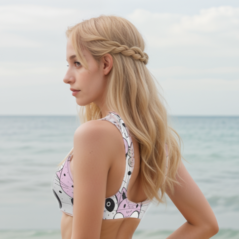 Beary Bear padded bikini top