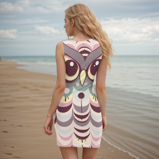 Owl Cut & Sew Dress