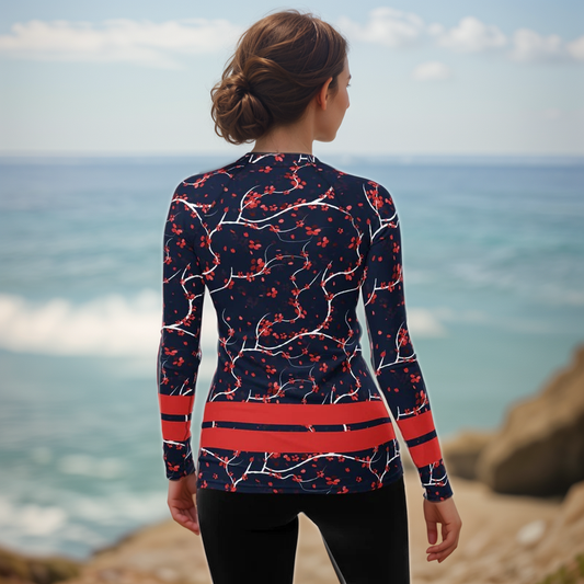 Blue Shades Rash Guard