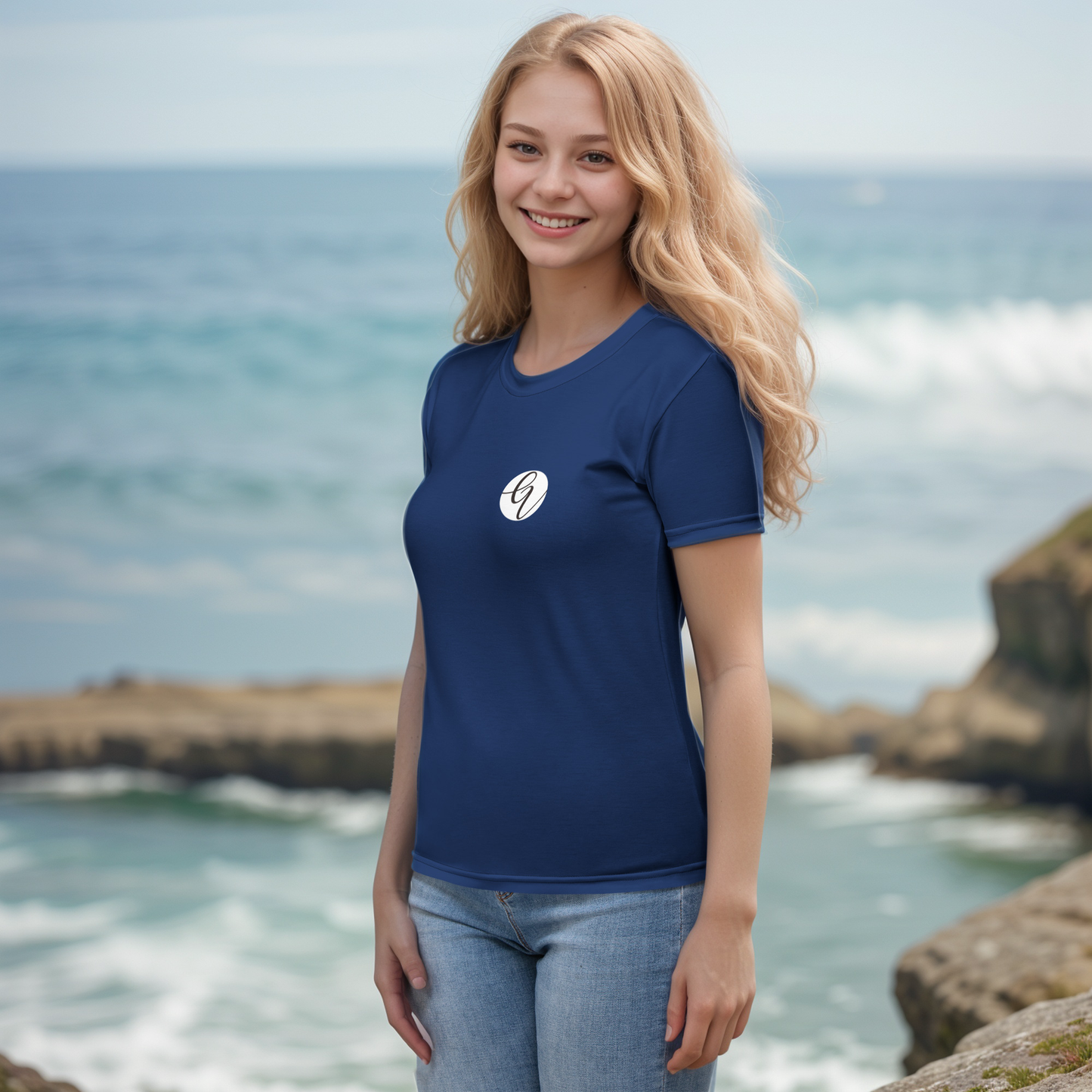 Dark Blue Colored T-shirt