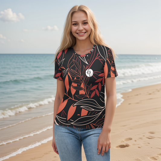 Palm Black Leaves T-shirt