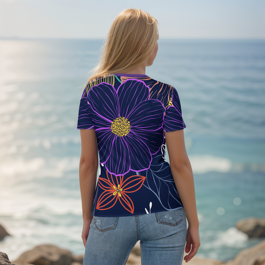 Navy Floral T-shirt