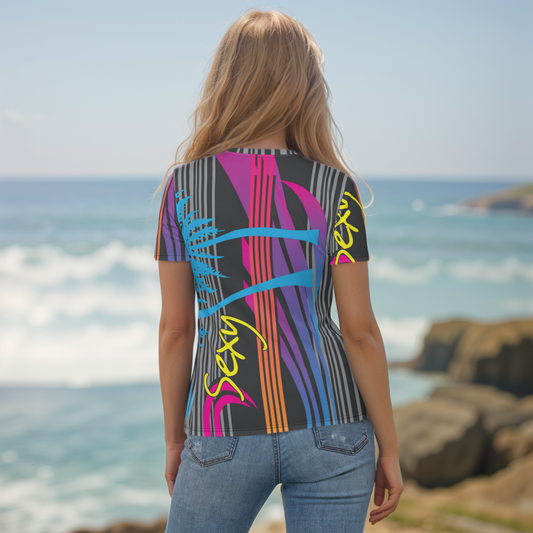 Multi Colour Lined T-shirt