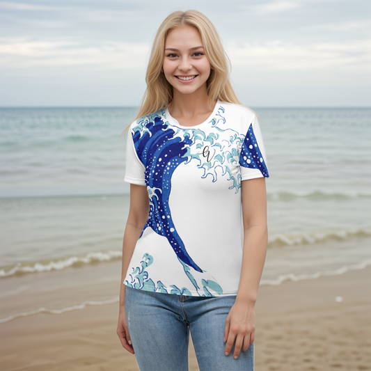 Wave Patterned T-shirt