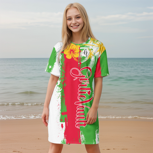 GirlieVault Green T-shirt dress