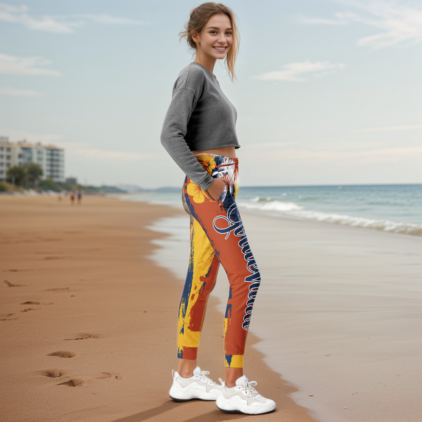 GirlieVault Orange Joggers