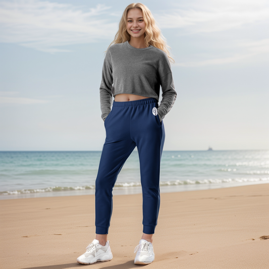 Blue Dark Coloured Joggers