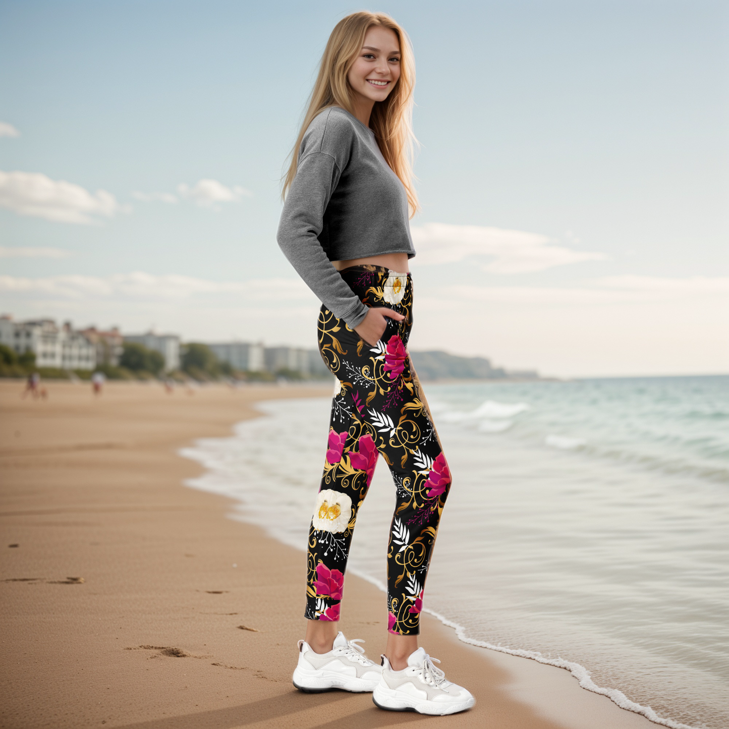 Black Timber Joggers