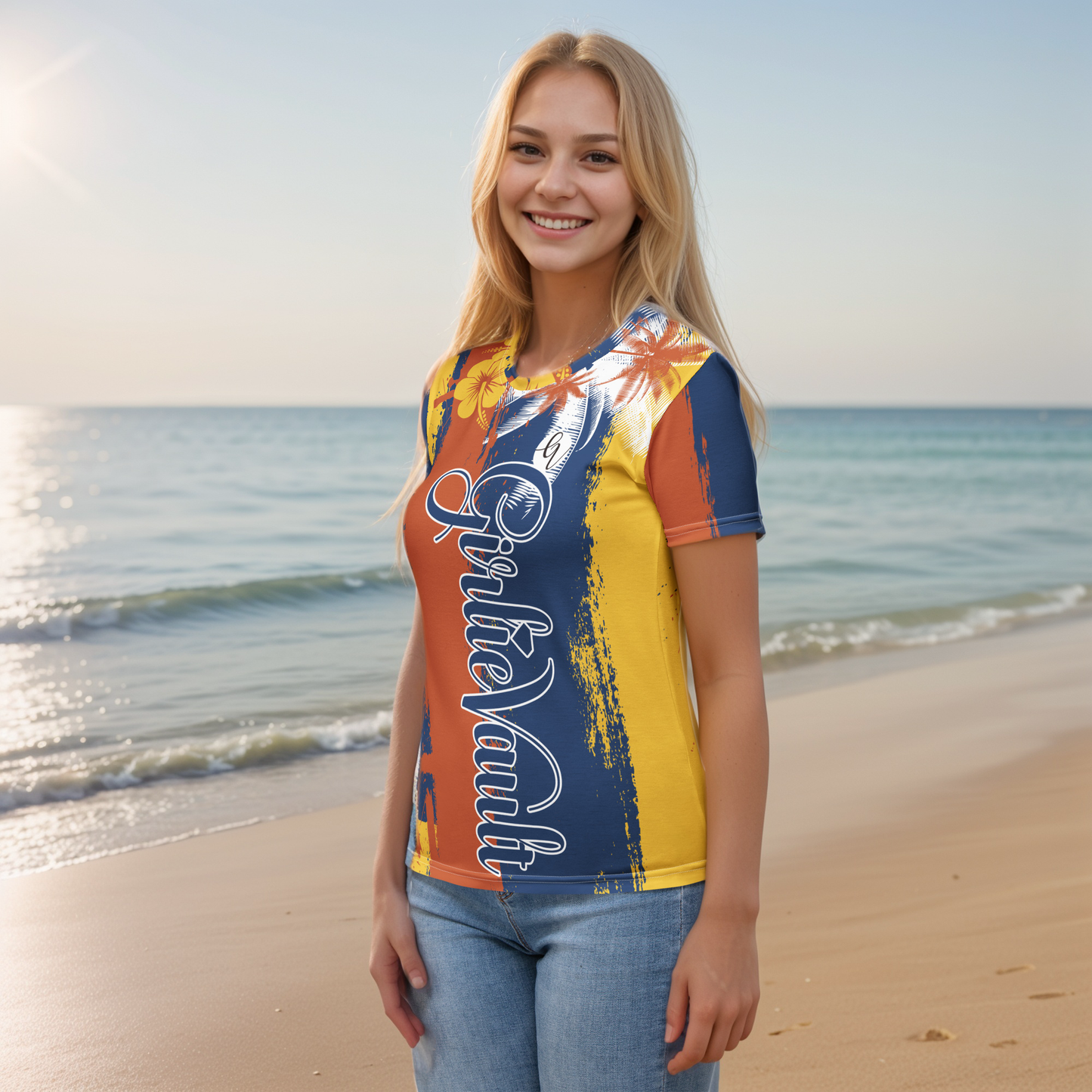 GirlieVault Orange T-shirt