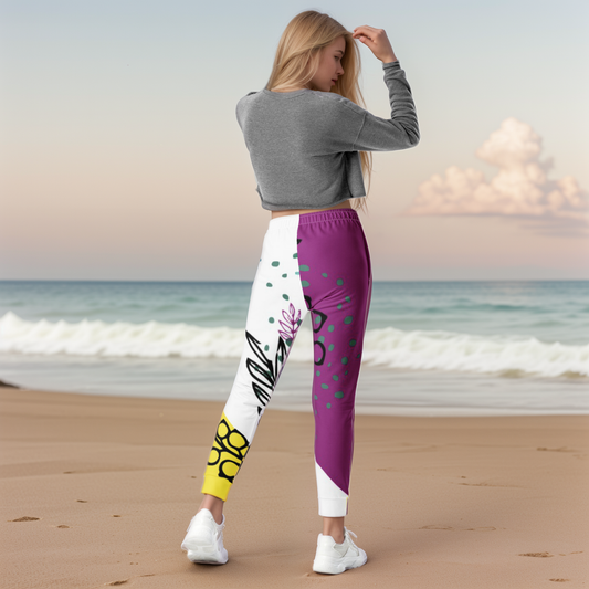 Ditzy Plum Joggers