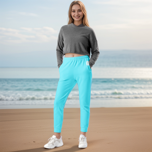 Neon Blue Coloured Joggers