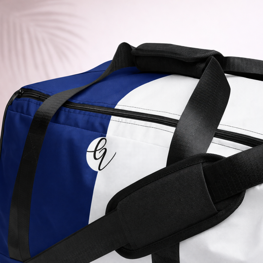 Blue Colored Duffle bag