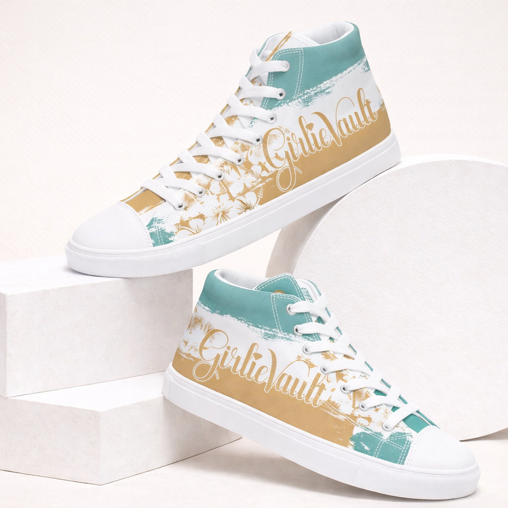 Weekend Mood - High Top Canvas Shoes