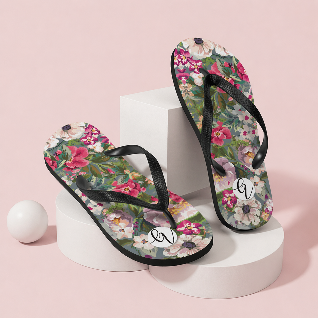 Wild floral Flip-Flops
