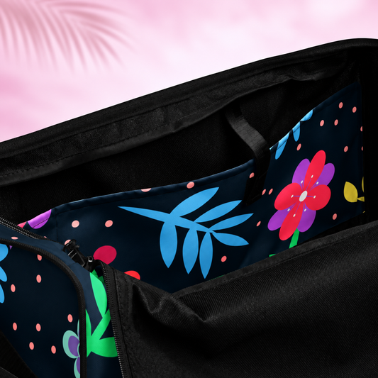 Colorful Ditsy Duffle bag