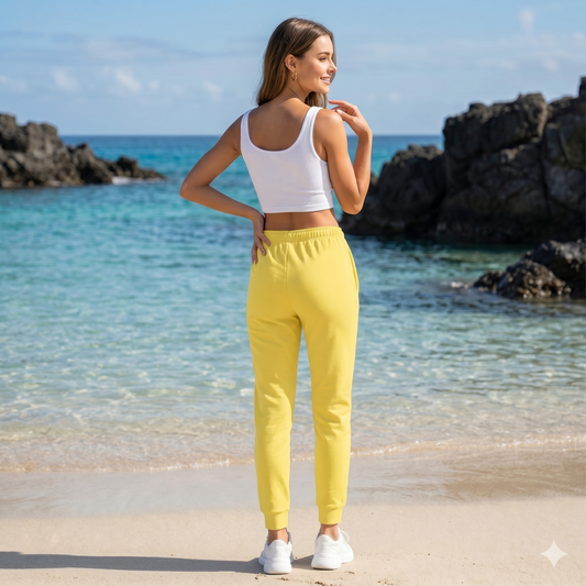 Yellow Colored Joggers
