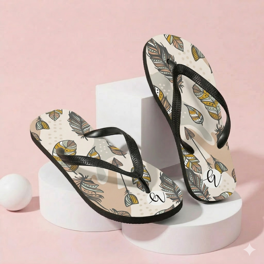 Feather Flip-Flops