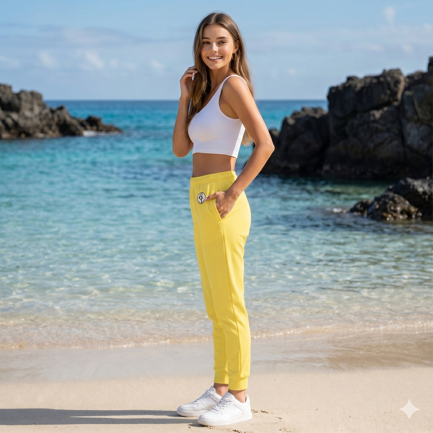 Yellow Colored Joggers