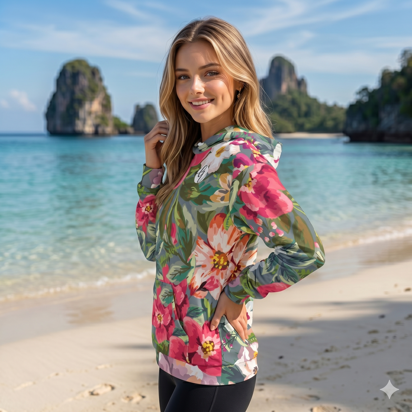 Wild Floral Hoodie