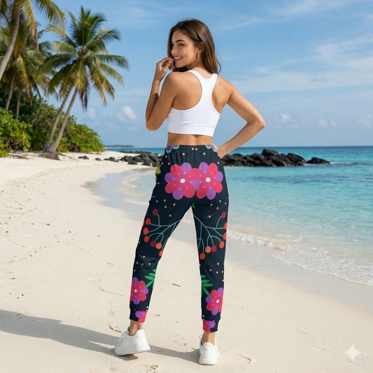 Colorful Ditsy Joggers