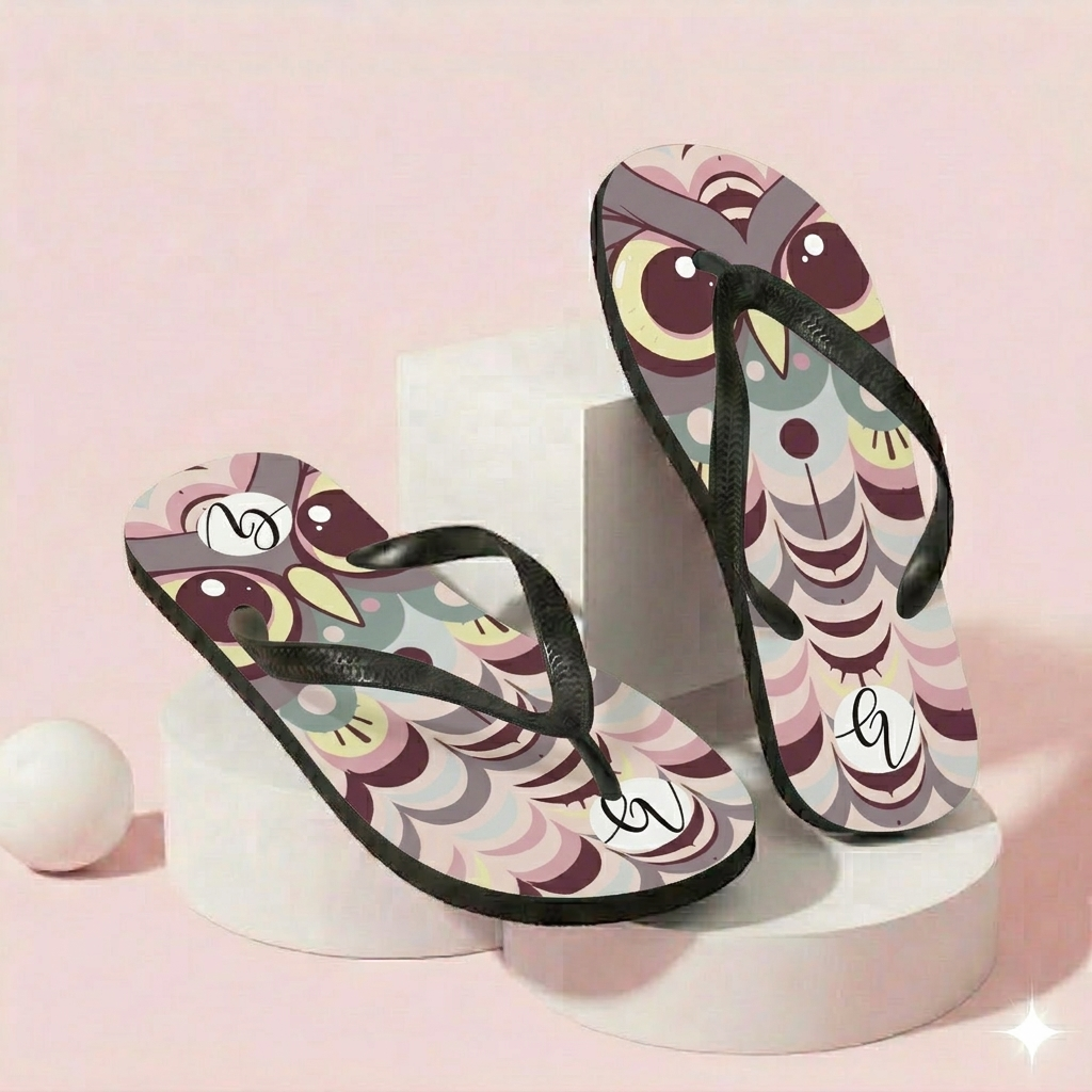 Owl Flip-Flops