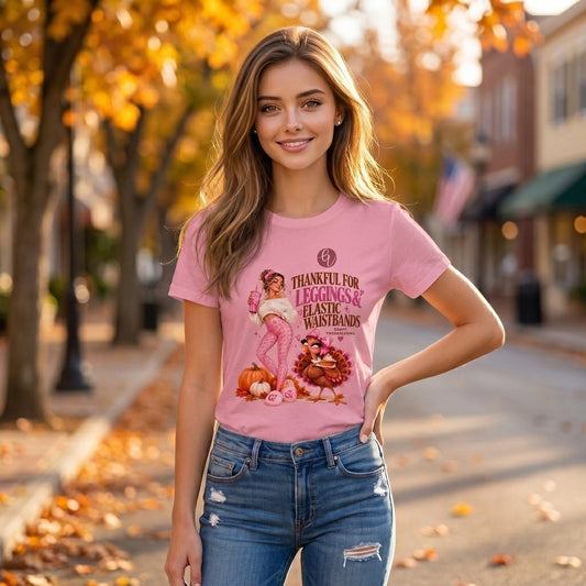 Thankful for leggings thanksgiving T-Shirt
