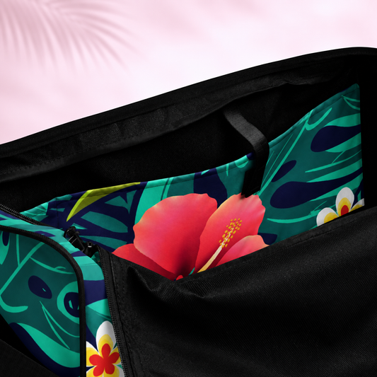 Floral Seamless Pattern Duffle bag