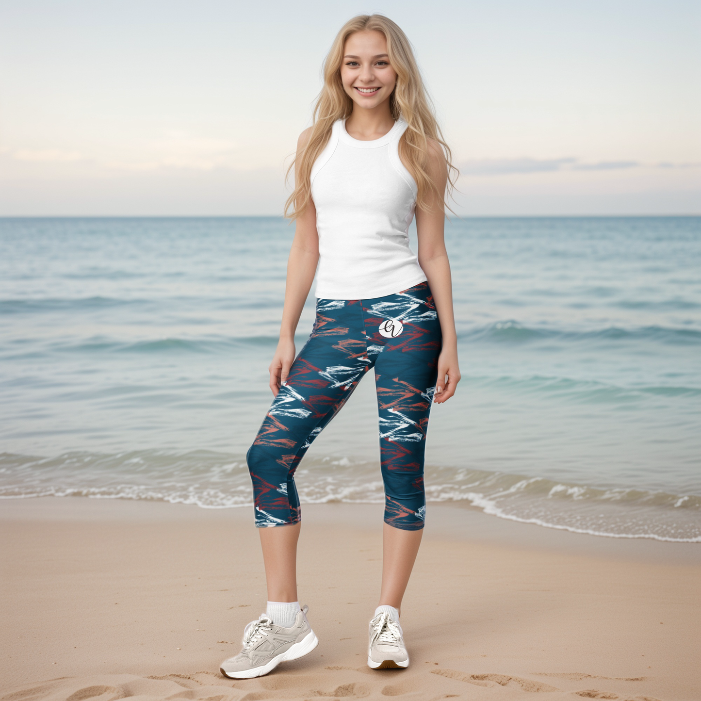 Victoria Line Capri Leggings