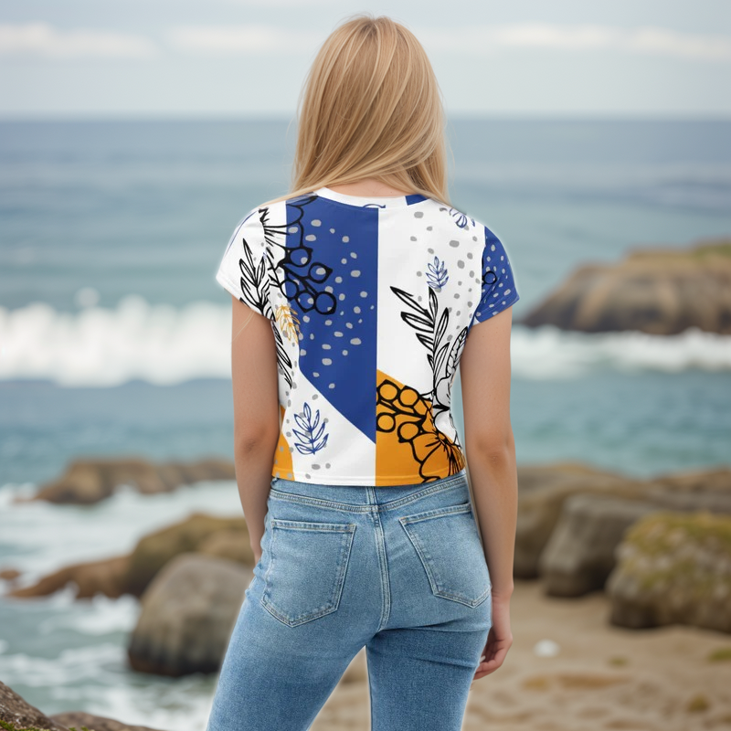 Tropical Foliage Crop Tee