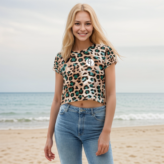 Jaguar Skin Crop Tee