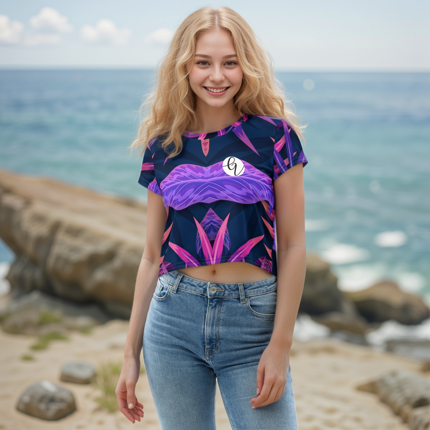 Jurassic Jungle Crop Tee