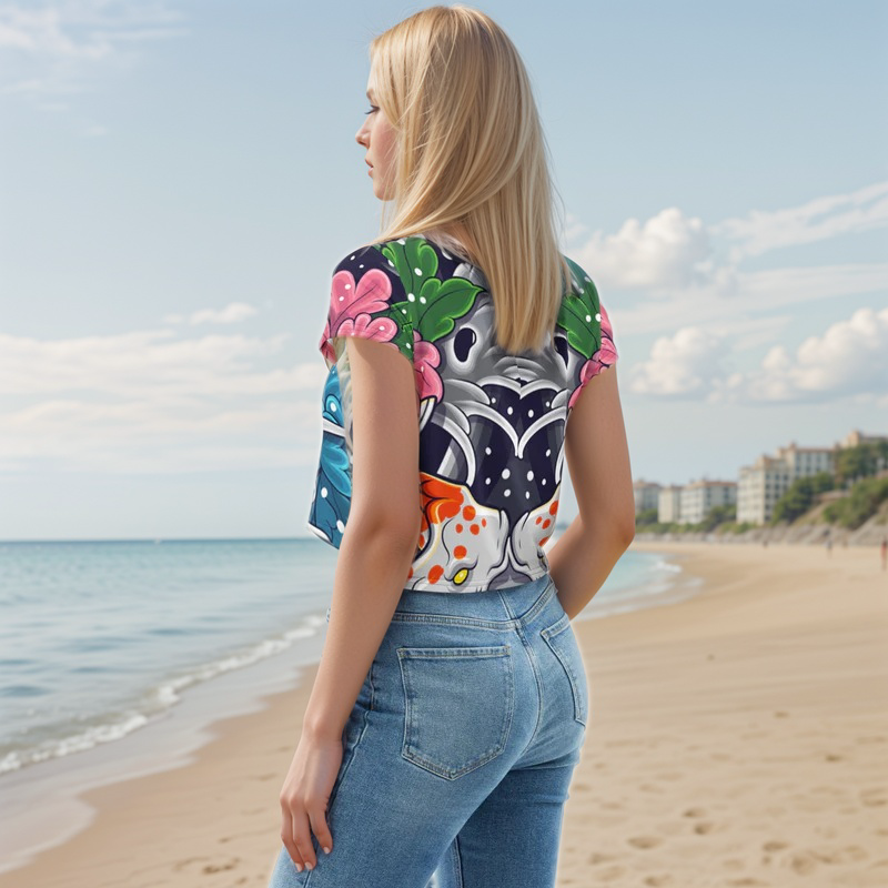 Koi Fish Crop Tee
