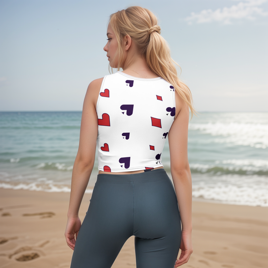 King Of Hearts Crop Top