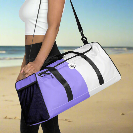 Purple Colored Duffle bag