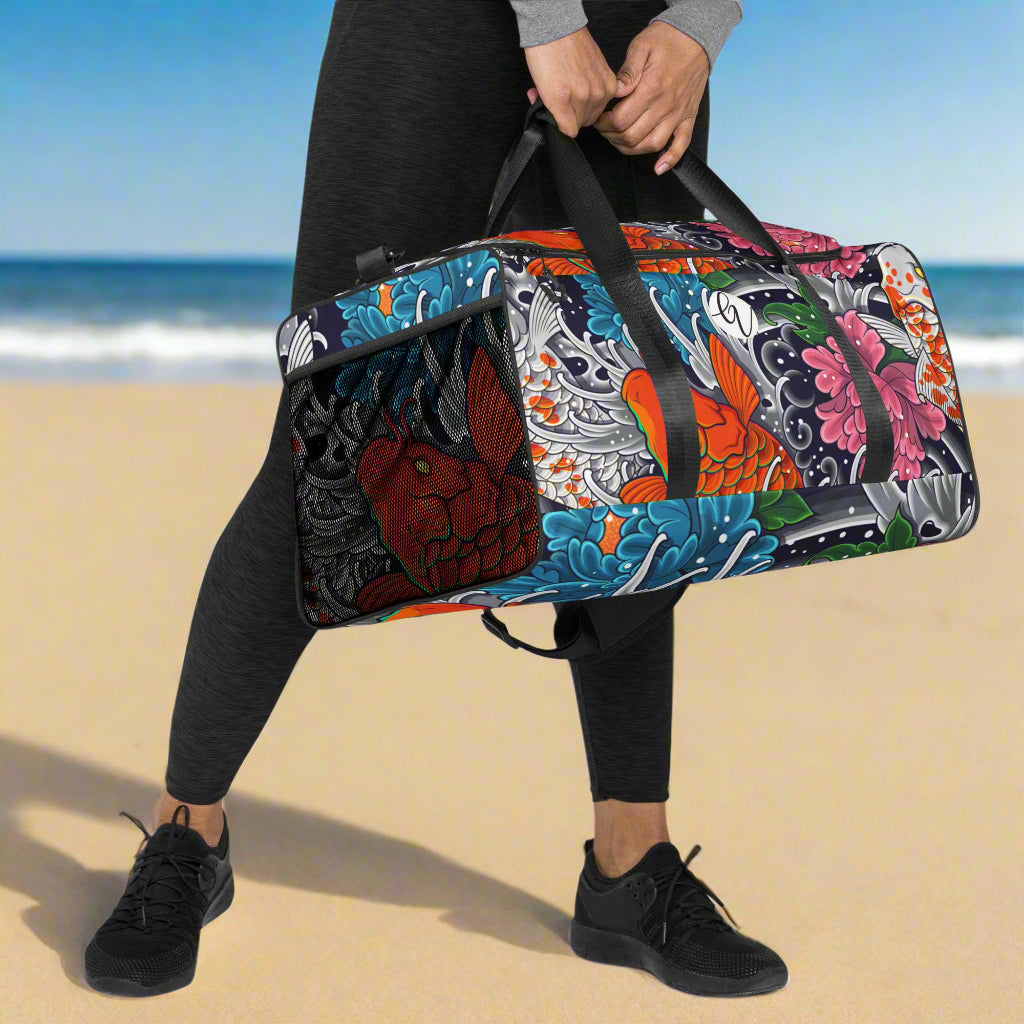 Koi Fish Duffle bag