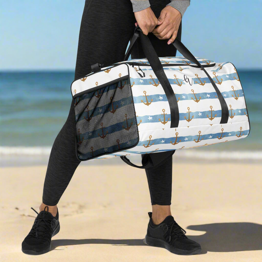Anchor Strips Duffle bag