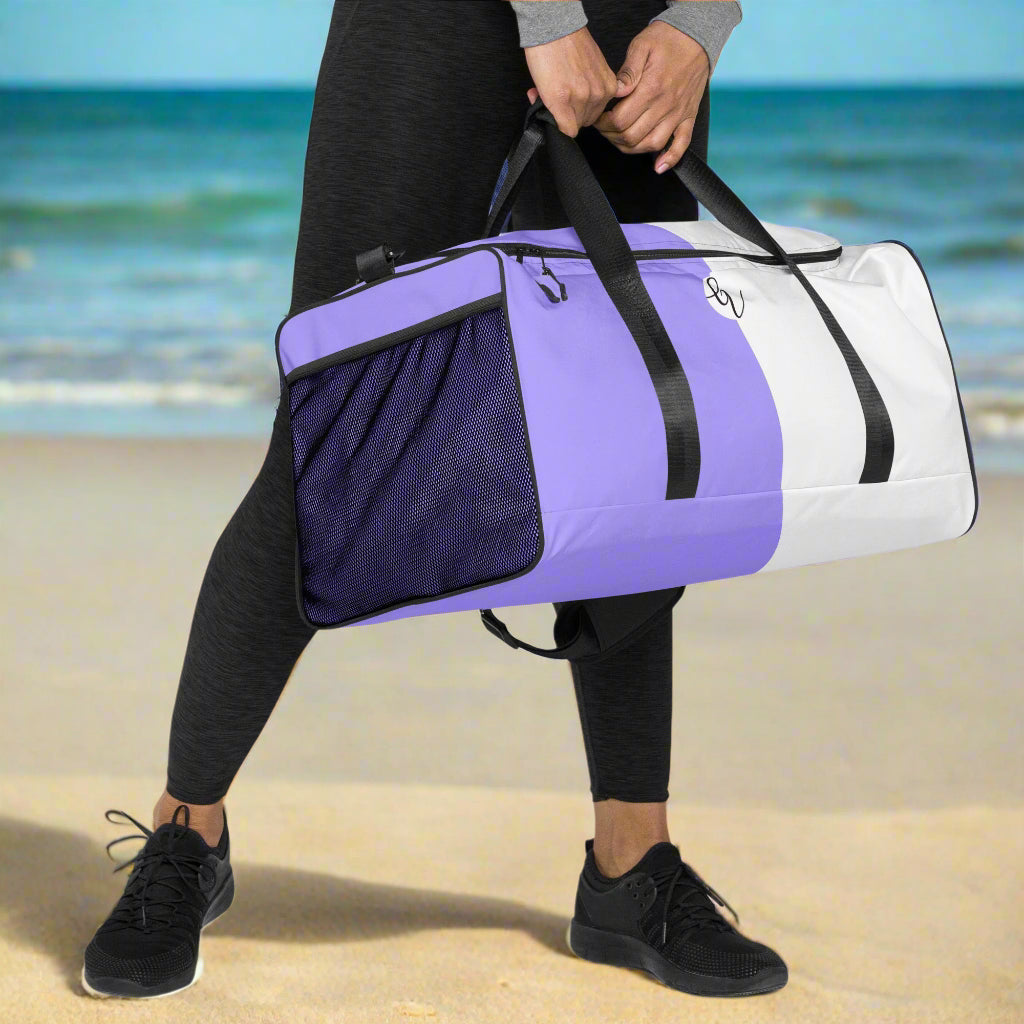 Purple Colored Duffle bag