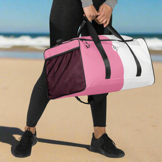 Pink Colored Duffle bag