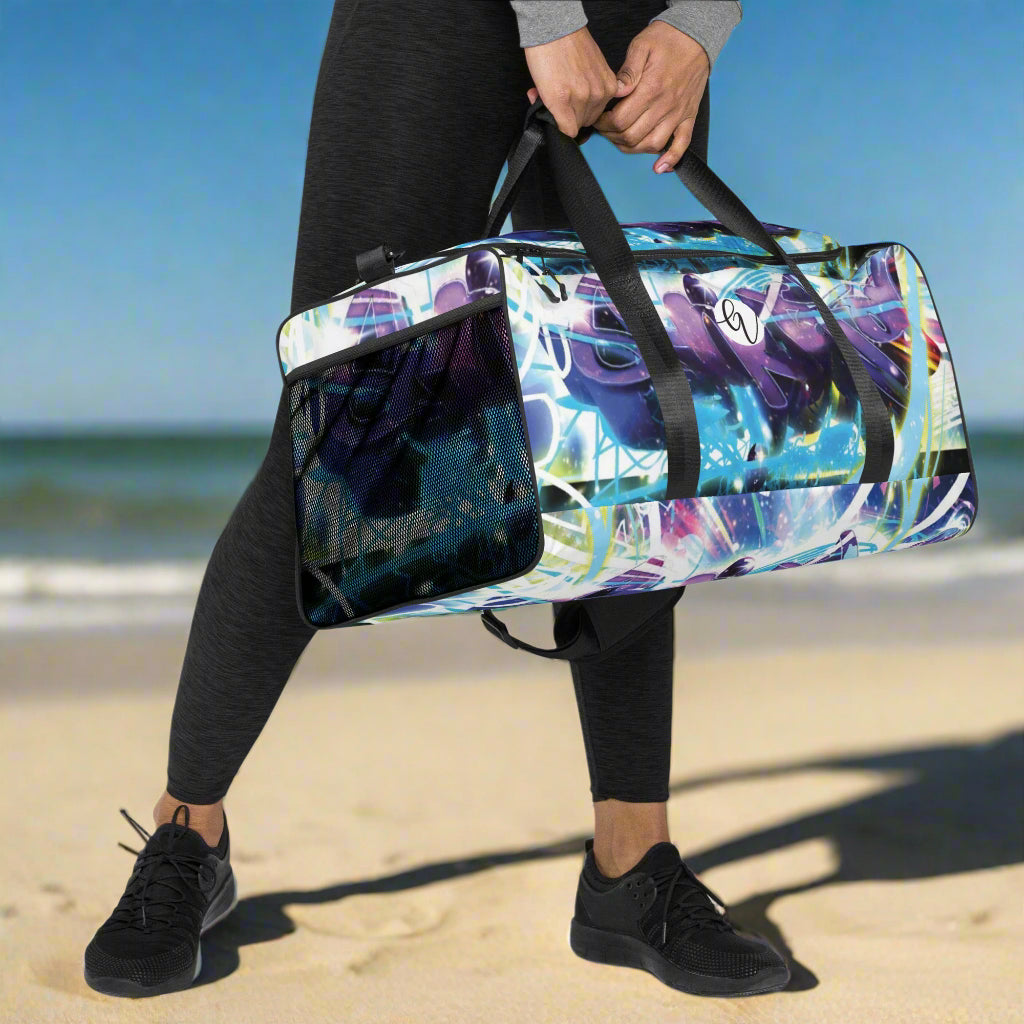 Purple Sparkles Duffle bag