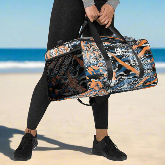 Animal skin Duffle bag