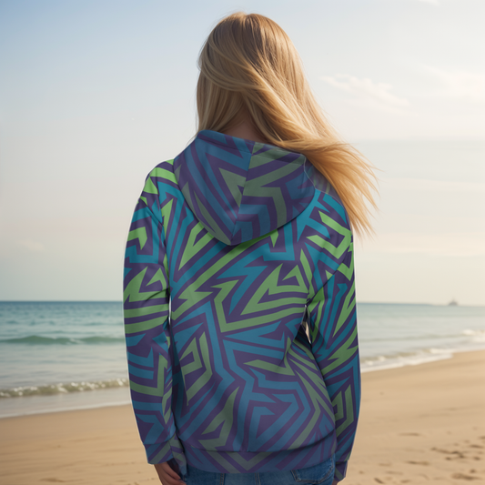 Cross Blue Line Hoodie