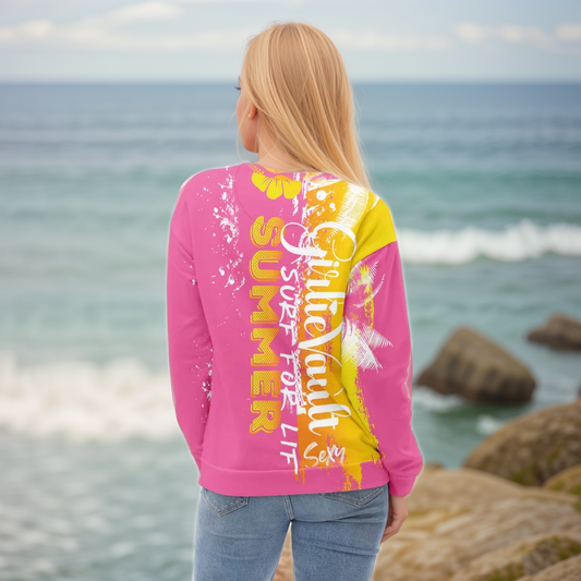 Yellow Pink Sweatshirt