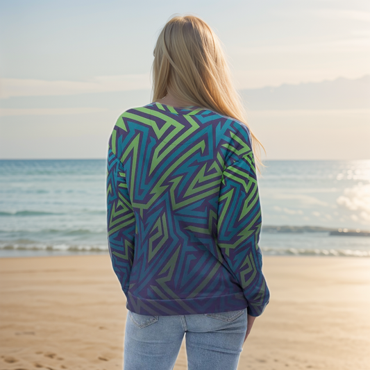 Cross Blue Line Sweatshirt