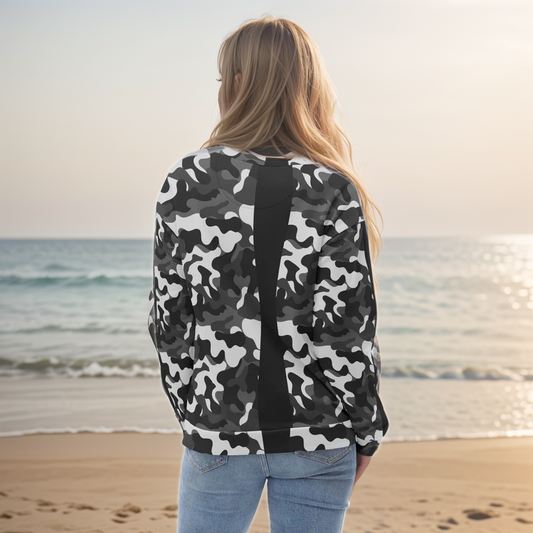 Grey Black Army Sweatshirt