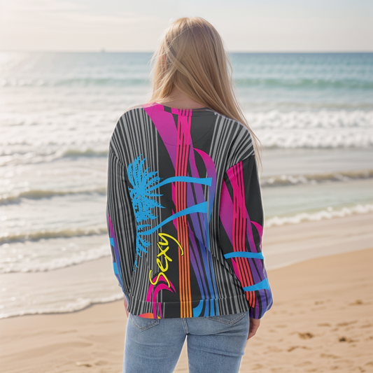 Multi Colour Lined Sweatshirt