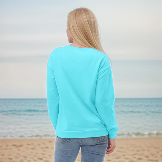 Neon Blue Coloured Sweatshirt