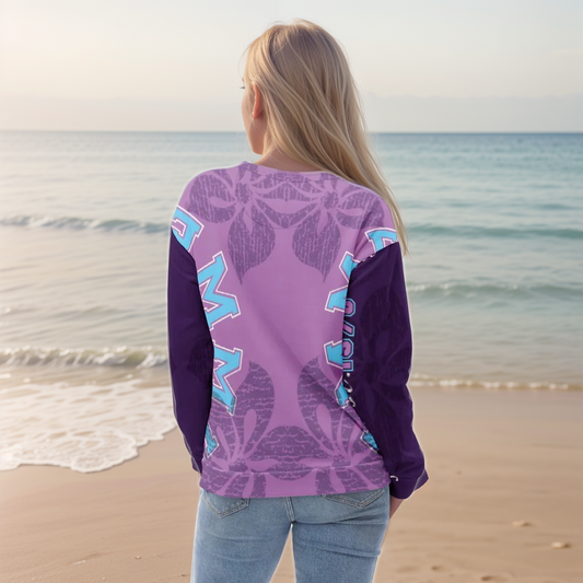 Purple Letters Sweatshirt