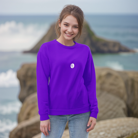 Dark Purple Colored Sweatshirt