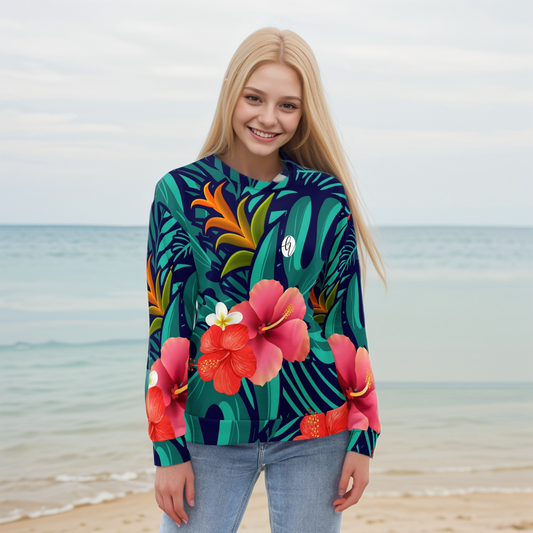 Floral Seamless Pattern Sweatshirt