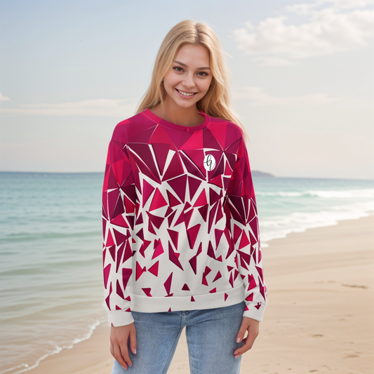 Red Ruby Mosaic Sweatshirt